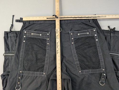Vintage 90s Y2K Tripp NYC Pants 2XL Daang Goodman Wide Leg Goth Rave Manson - Afbeelding 18 van 20