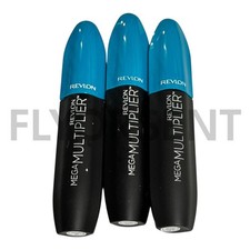 X3 Revlon Mega Multiplier Mascara, Smudgeproof Eye Makeup, #801 # 802 # 803 NWOB