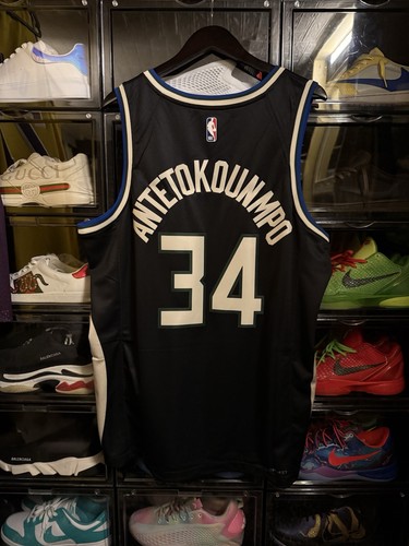 NEW XL - Jordan 2022 SE Giannis Antetokounmpo Milwaukee Bucks Swingman Jersey - Picture 3 of 7