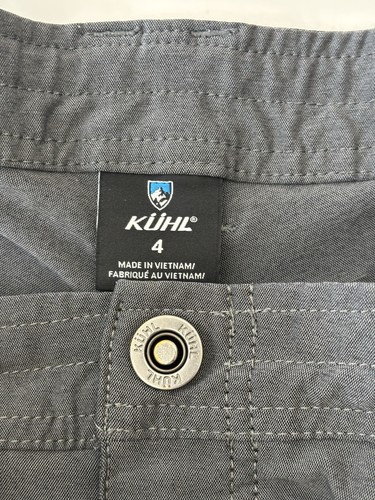 Kuhl Trek Shorts Women's Size 4 Gray Outdoor Hiking Camping Athleisure 30x6 - Picture 7 of 11