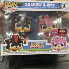Funko Sonic the Hedgehog - Shadow & Amy 2-Pack (Flocked) - Target (Exclusive)