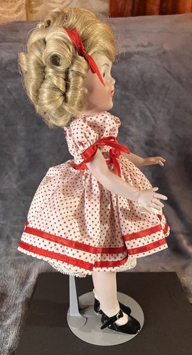 Custom IDEAL 1934 15" Shirley Temple Doll - Repro 1980 Stand Up And Cheer RARE - Bild 9 von 13
