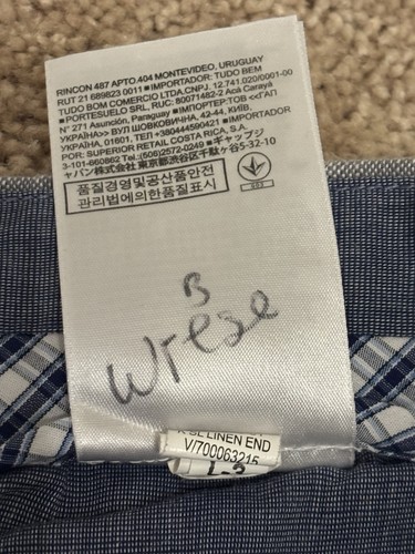 Banana Republic Kentfield Leinen Baumwolle Hose Herren 33x30 Modern Straight - Bild 7 von 16