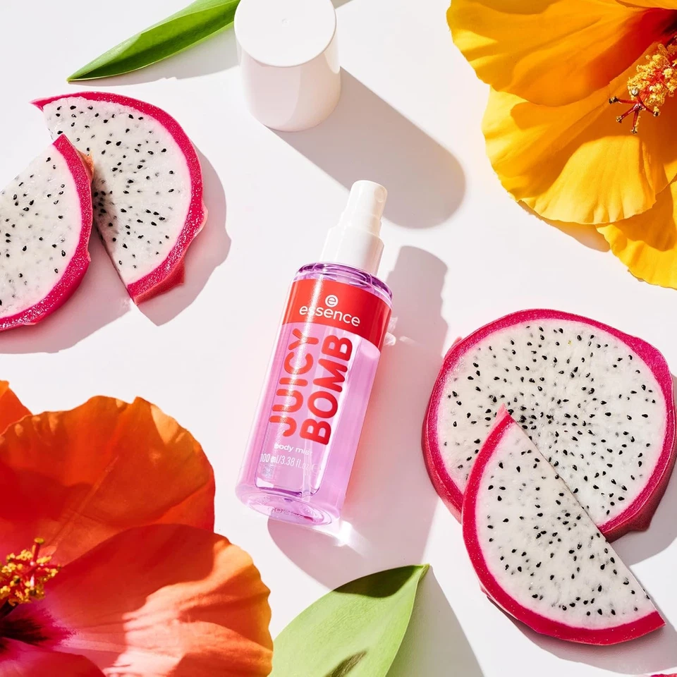 esencia | Juicy Bomb Body Mist | Lichi afrutado con fruta de dragón y floral... Foto 2 de 4
