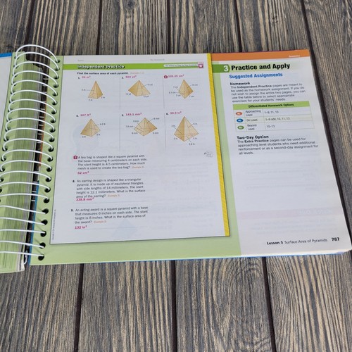 Glencoe Math Common Core Course 1 Volume 2 (Teacher's Walkaround Edition) VG - Picture 11 of 14