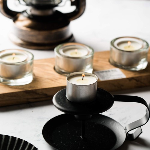 HomeLights Candele Tealight Bianche Senza Profumo - Confezione da 100, Tempo di Bruciatura da 6 a 7 Ore... - Foto 5 di 7
