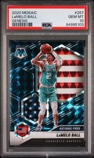 2020-21 Panini Mosaic Genesis #257 LaMelo Ball: Charlotte Hornets PSA 10