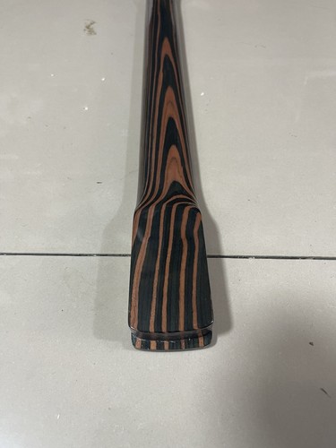 Cabezal Inverso 22 Trastes Madera Cebra Guitarra Eléctrica Mástil 25.5 pulgadas para Strat - Imagen 5 de 6