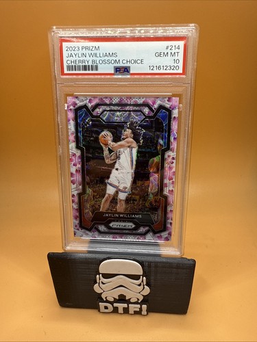 Jaylin Williams 2023 Prizm Cherry Blossom Choice #/20 PSA 10