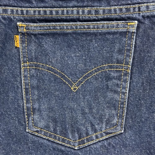 VTG Levis 505 Jeans Men 34x31 Blue Made In USA Orange Tab Regular Straight Denim - Picture 3 of 11