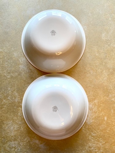 Winter Frost weiß Corelle Corning Ware große Servierschüssel 10 1/4" schönes 2er Set - Bild 4 von 6