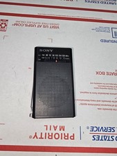 Sony ICF-P26 Portable Pocket FM/AM Radio Built-in Speaker  Tested/ used
