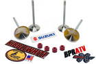 New Kibblewhite +1mm Valves & RED Seals Suzuki DRZ400 LTZ400 KFX400 Made In USA!