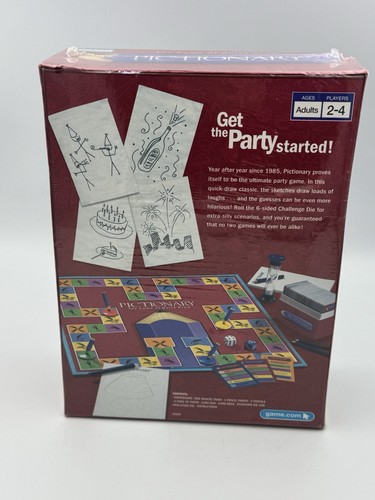 Pictionary The Game of Quick Draw 2007 Parker Brothers Sealed New Board Game - Picture 3 of 8