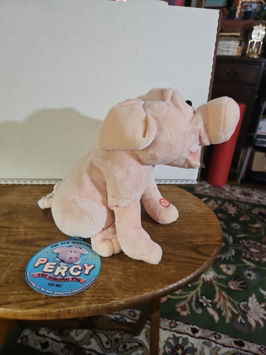 SELTEN PERCY DAS SCHWEIN SINGT MEIN MÄDCHEN "ROSA PLÜSCH ANIMIERT Imagine Nation Vintage - Bild 6 von 16