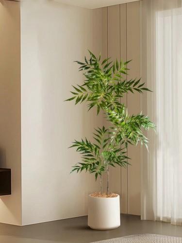 Planta Artificial Grande 120cm para Salón Oficina Dormitorio Decoración Sin Maceta - Imagen 4 de 19
