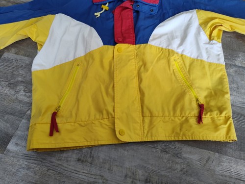 VTG Field & Stream Jacket Mens Sz L Gordon & Ferguson Color Block Packable Hood - Picture 5 of 23