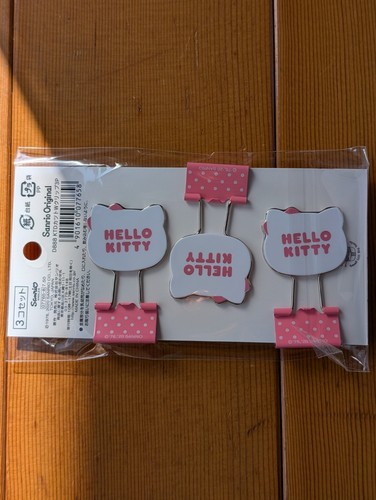 HELLO KITTY SANRIO clip per raccoglitore - Foto 3 di 3
