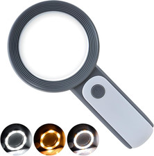 LED Light 30X Magnifying Glass for Reading with Light Items for Elderly