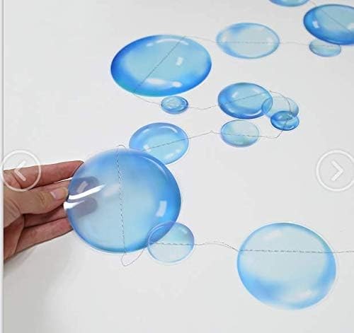 Under The Sea Party Decorations Blue Bubble Garlands Little Mermaid Birthday ... - Picture 4 of 8