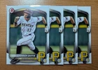 Konnor Griffin 2025 Bowman BP-86 Pittsburgh Pirates Topps Baseball Card Lot (4)