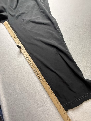 Carhartt Adult Scrub Pants Size 3XL Petite Black Drawstring Multi-Pockets Flaws - Picture 5 of 14