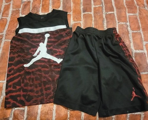 Jordan Boys Summer Set Sz 6x/7 6 7 Small Spot