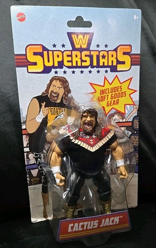 Mattel WWE Superstars Series 12 CACTUS JACK 6” Action Figure NEW SEALED!