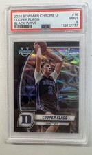 2024 Bowman U Chrome Cooper Flagg 1st Black Wave PSA 9