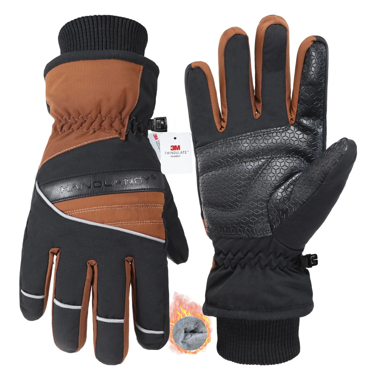 Insulated Waterproof Skiing Hiking Cold Weather Gloves
Opens in a new window or tab