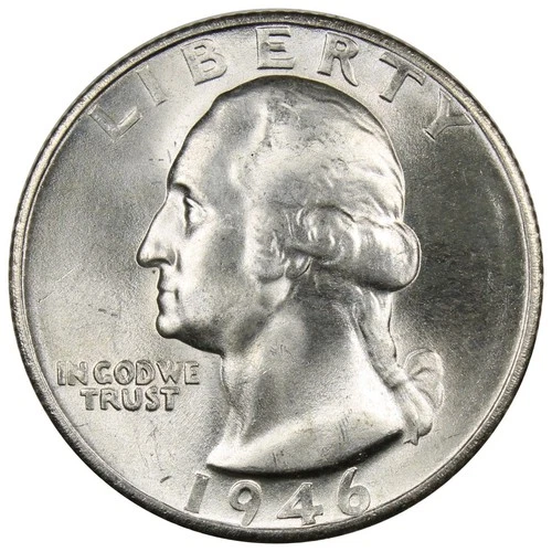 1946-S Washington Quarter BU/UNC Brilliantly Uncirculated Coin A2566