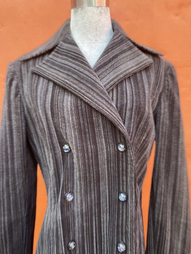St John Sport Marie Gray Women's Jacket Coat Corduroy - Picture 2 of 5
