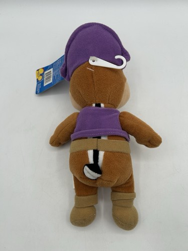 Peluche Disney Mickey Mouse ClubhouseBeanz Chip & Dale Pirate Dale 10" con etiqueta - Imagen 3 de 13
