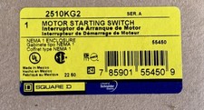 Square D 2510KG2 Motor Starting Switch