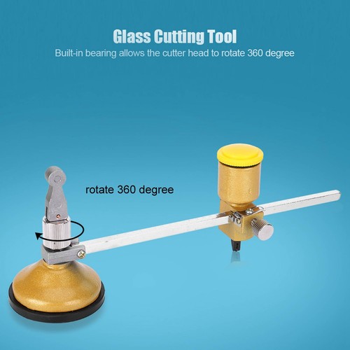 60° Rotation Glass Circle Cutter Compass 40cm Diameter Circular Cutting Tool g3e - Picture 1 of 9