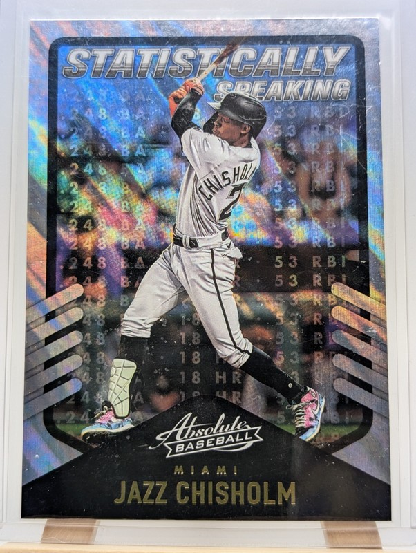 2022 Panini Absolute - Statistically Speaking Jazz Chisholm #SS-14 Retail