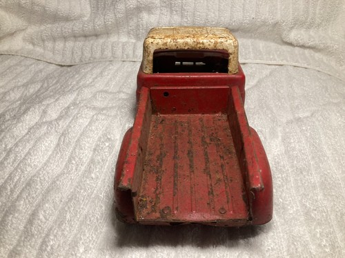 1963-64 Tonka Toys Red Stepside Pickup Truck Original - Picture 6 of 8