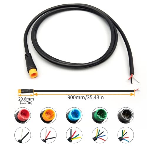 Brand HUDAMZKY Ebike Cable Extension Julet Female Male 2 3 4 5 6 pin Ebike  - Bild 4 von 7