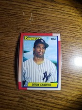 1990 Topps #61 Deion Sanders New York Yankees