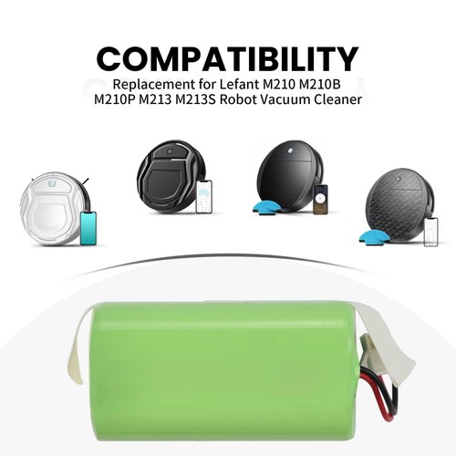 Vacuum Remplacement Batteria per Lefant M210 M210B M210P M213 M213S Aspirapolver - Foto 4 di 9