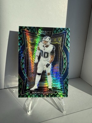 2024 Panini Select - Concourse DeMarcus Lawrence #47 Dragon Scale Prizm /81