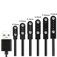 2-Pin Universal USB Data Charging Cable Magnetic Charger For Smart Watch 2.84mm