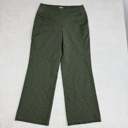 Duluth Trading Damen Größe M x 29 NoGA Bootcut Yogahose olivgrün Stretch