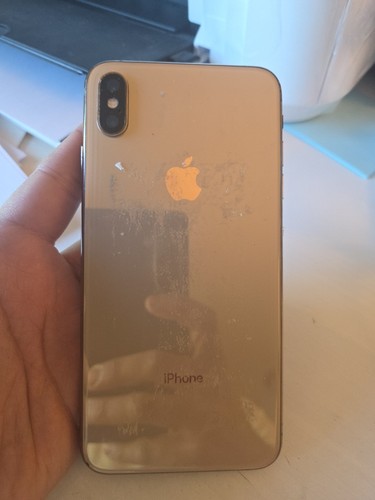 AT&T APPLE iPHONE XS MAX A1921 256GB ROSE GOLD FOR PARTS / REPAIR # 051
