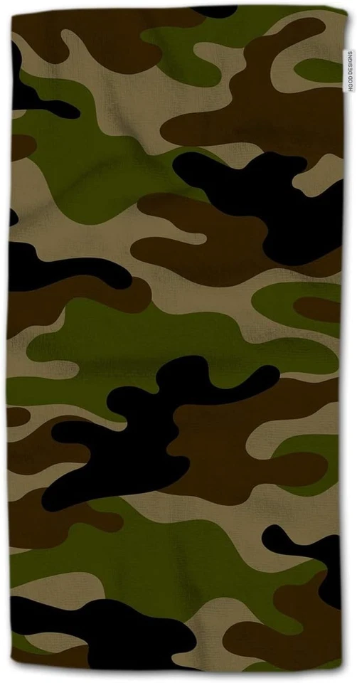 Toallas de mano camufladas camuflaje militar patrón sin costuras toalla de mano suave para murciélago... Foto 2 de 4