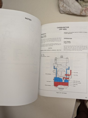 Harley Davidson Service Manual XL/XR Models 1000cc 4 Spd 1979 to 1985 - Picture 5 of 10