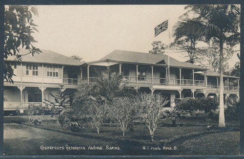 Samoa Ansichtskarte Governors Residence Vailima (1048)