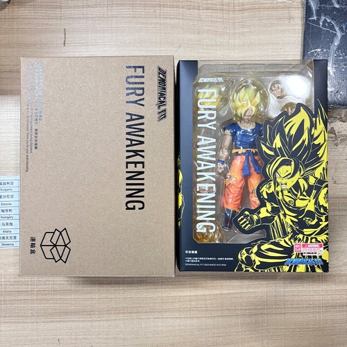 Juguete modelo Dragon Ball Z SHF Son Goku Super Saiyan Fury Awakening Fit demoníaco - Imagen 1 de 10