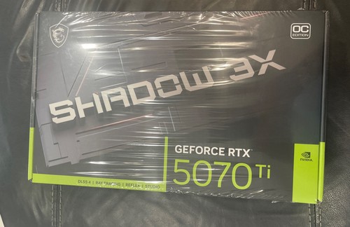MSI RTX 5070 TI 16G SHADOW 3X OC 16GB GDDR7 Graphic Card G507T16S3C - Picture 1 of 9