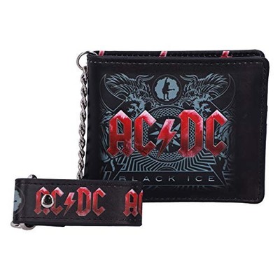 Nemesis Now Offiziell lizenzierte AC/DC Black Ice Album geprägte Geldbörse und K